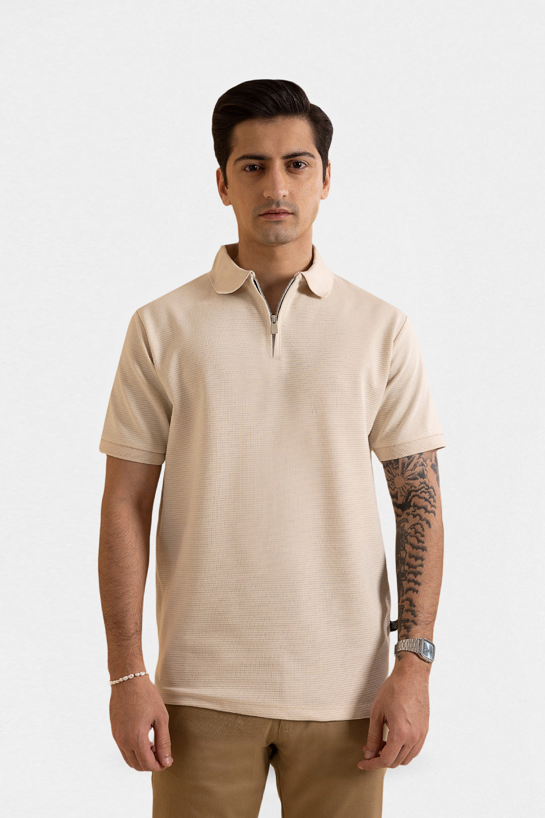 Ottoman Zipper Polo - 5001