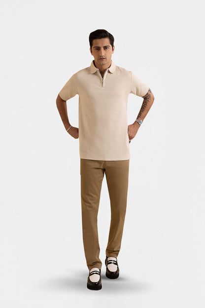 Ottoman Zipper Polo - 5001