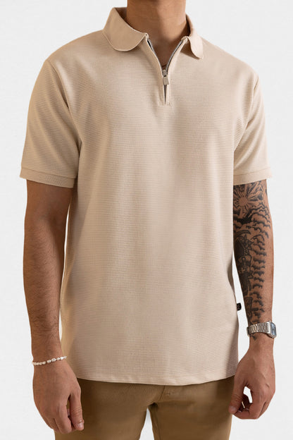 Ottoman Zipper Polo - 5001