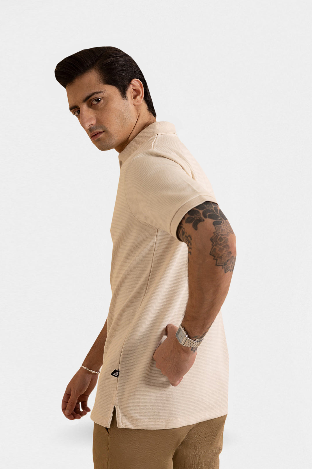 Ottoman Zipper Polo - 5001