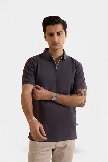 Ottoman Zipper Polo - 5001