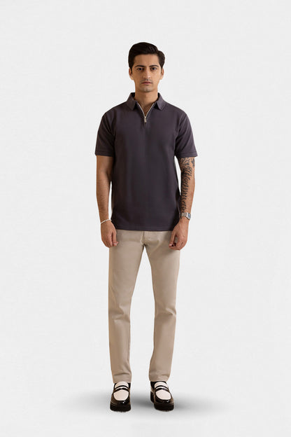 Ottoman Zipper Polo - 5001
