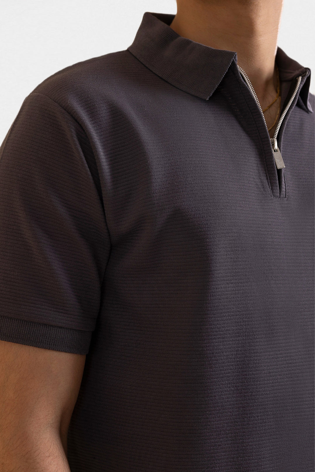 Ottoman Zipper Polo - 5001