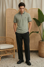 Ottoman Textured Polo - 6002