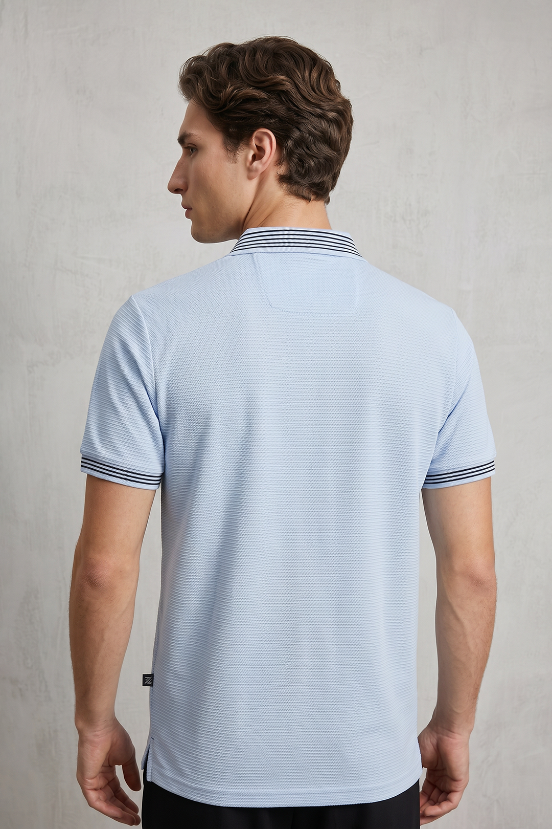 Ottoman Textured Polo - 6002