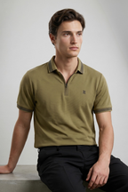 Ottoman Textured Polo - 6002