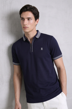 Ottoman Textured Polo - 6002