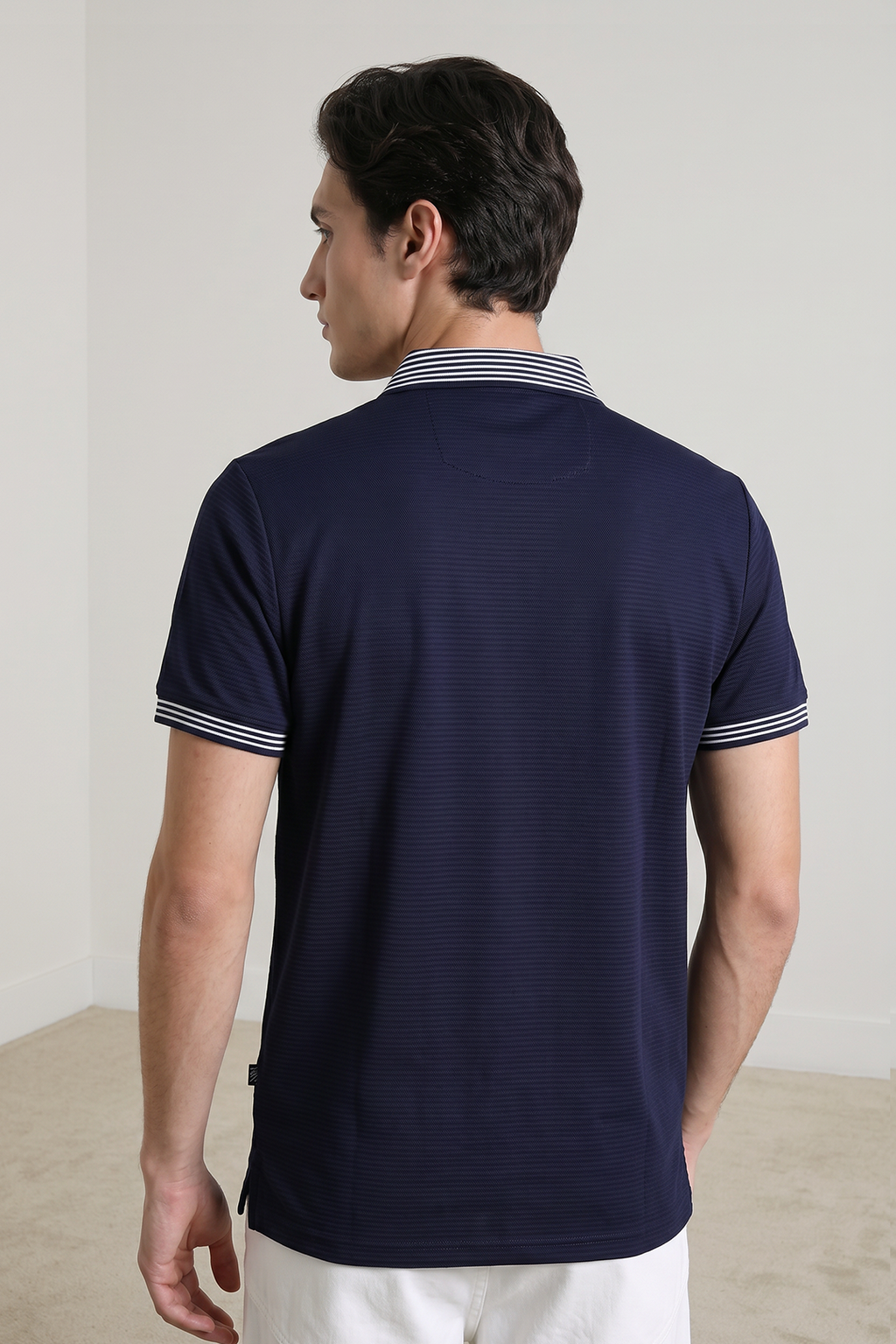 Ottoman Textured Polo - 6002