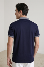 Ottoman Textured Polo - 6002