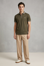 Ottoman Textured Polo - 6002