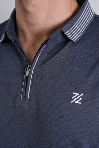 Ottoman Textured Polo - 6002
