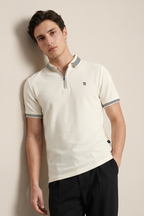 Ottoman Textured Polo - 6002