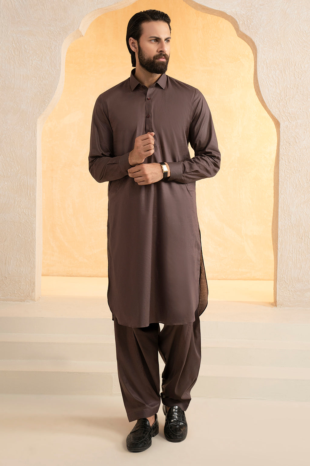 Comfort-Cotton Shalwar Kameez - 4010