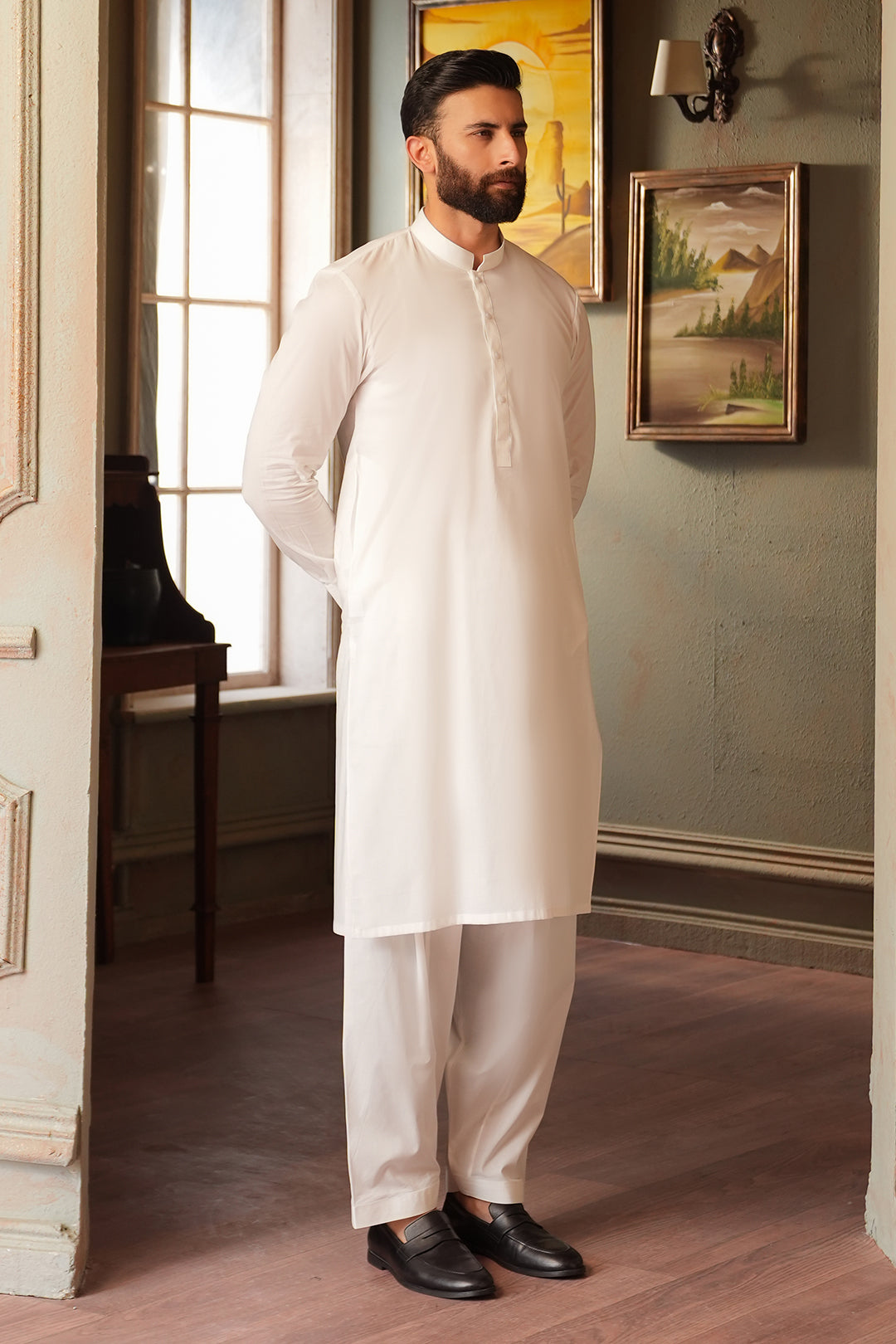 Comfort-Cotton Shalwar Kameez - 2617