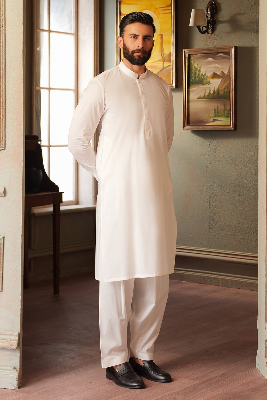 Comfort-Cotton Shalwar Kameez - 2617