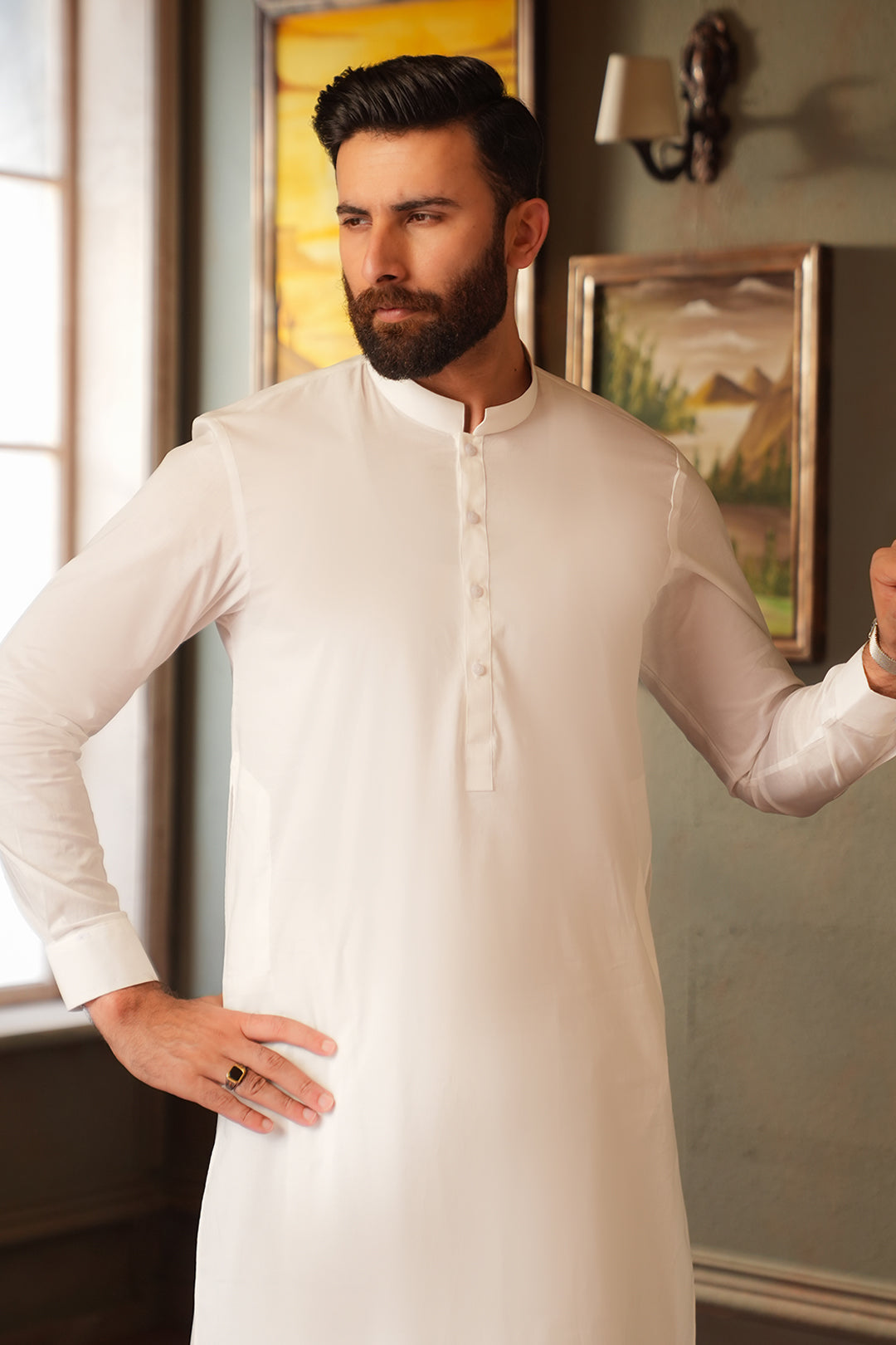 Comfort-Cotton Shalwar Kameez - 2617