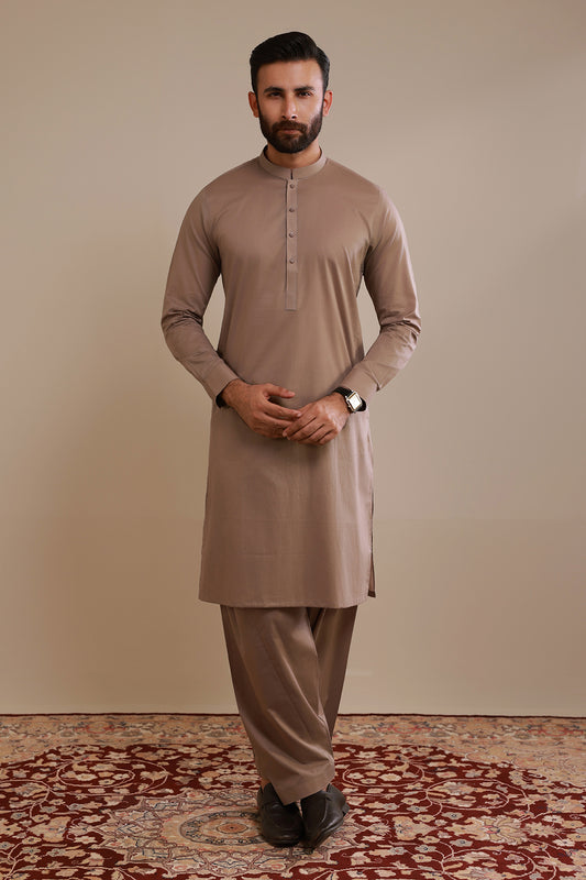 Comfort-Cotton Shalwar Kameez - 2619