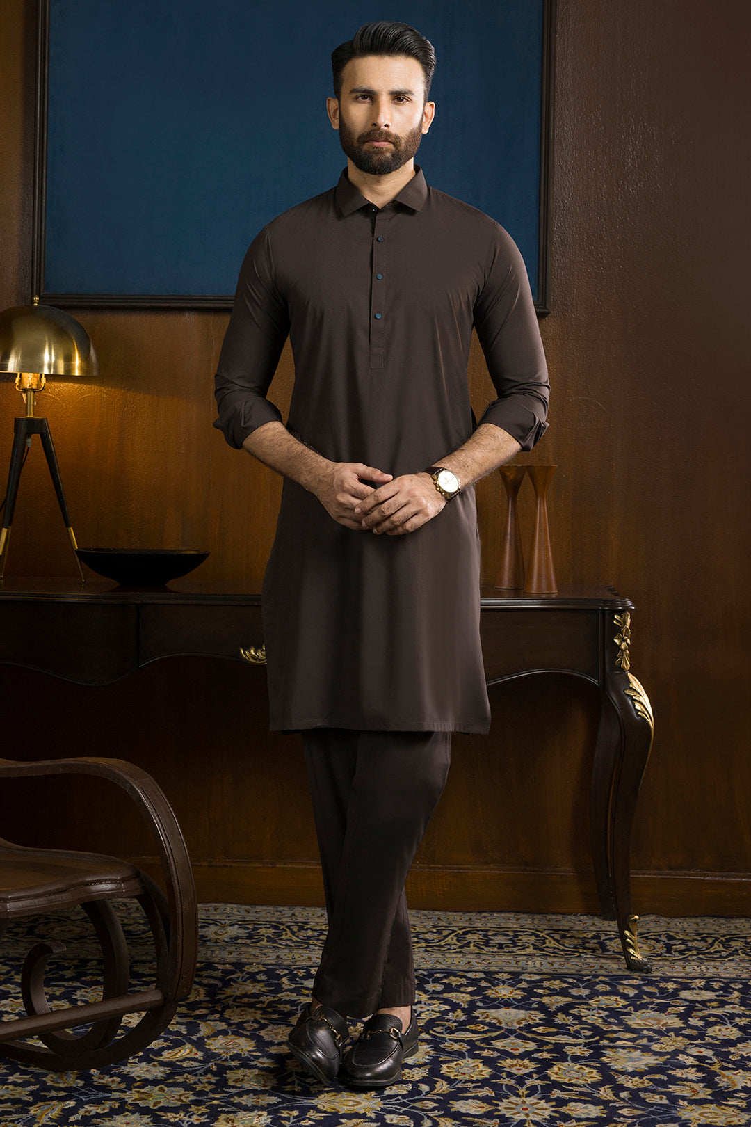 Comfort-Cotton Shalwar Kameez - 2620