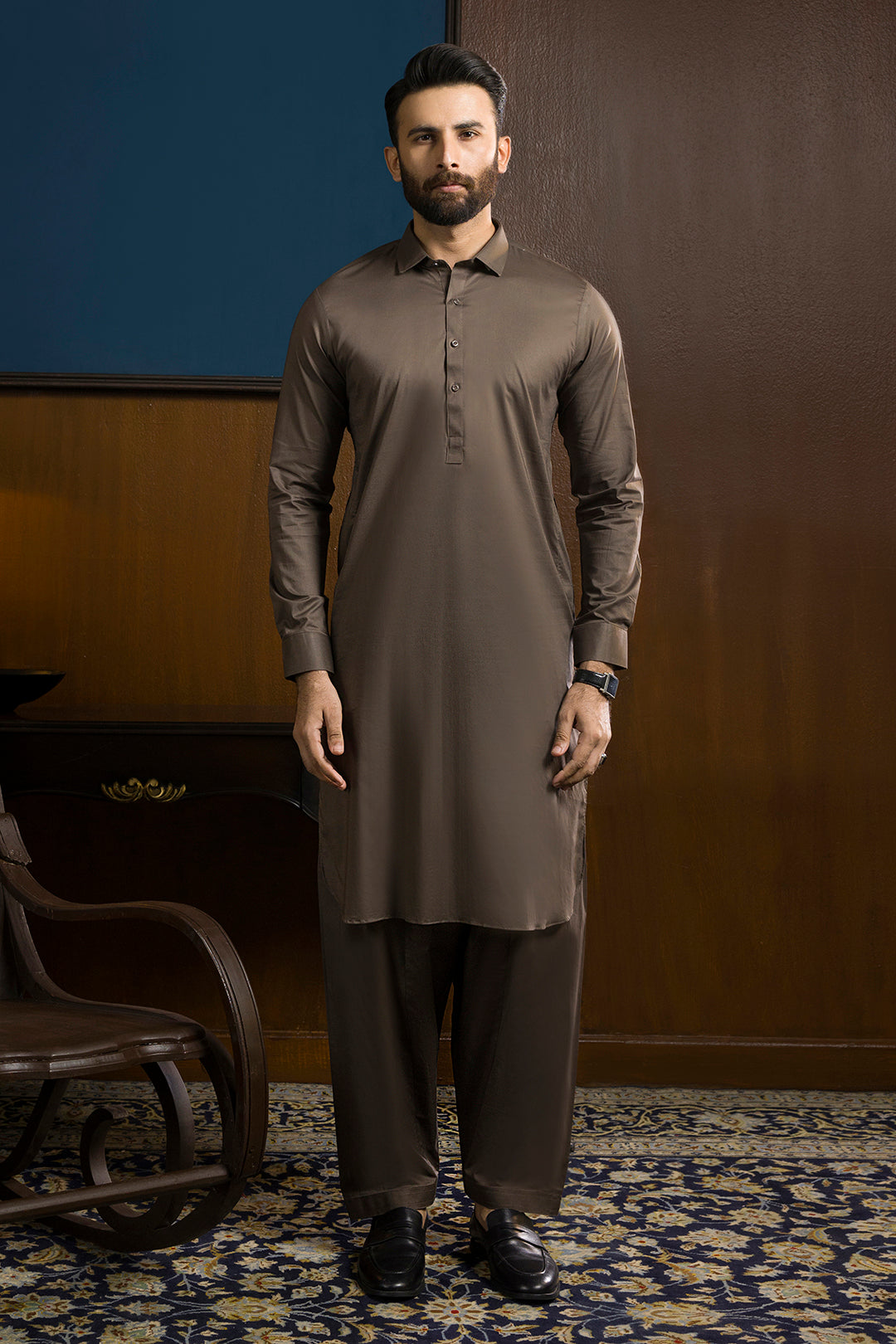 Comfort-Cotton Shalwar Kameez - 2626