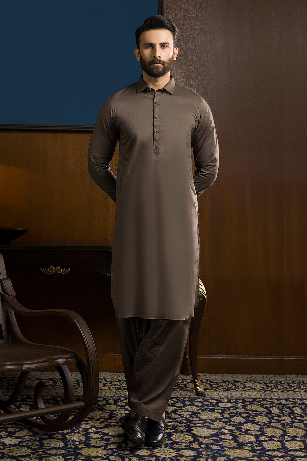 Comfort-Cotton Shalwar Kameez - 2626