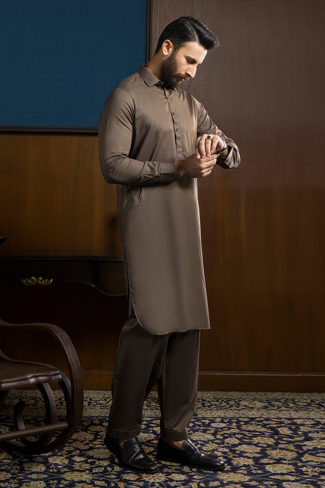 Comfort-Cotton Shalwar Kameez - 2626