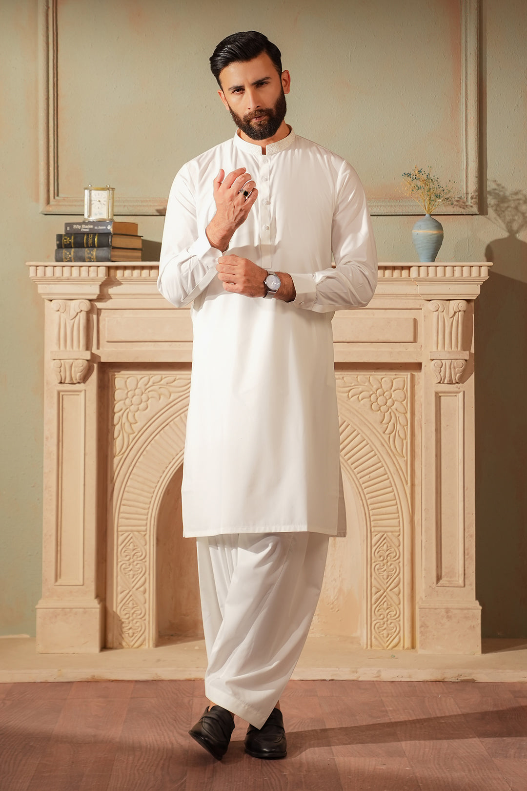 Comfort-Cotton Shalwar Kameez - 2627