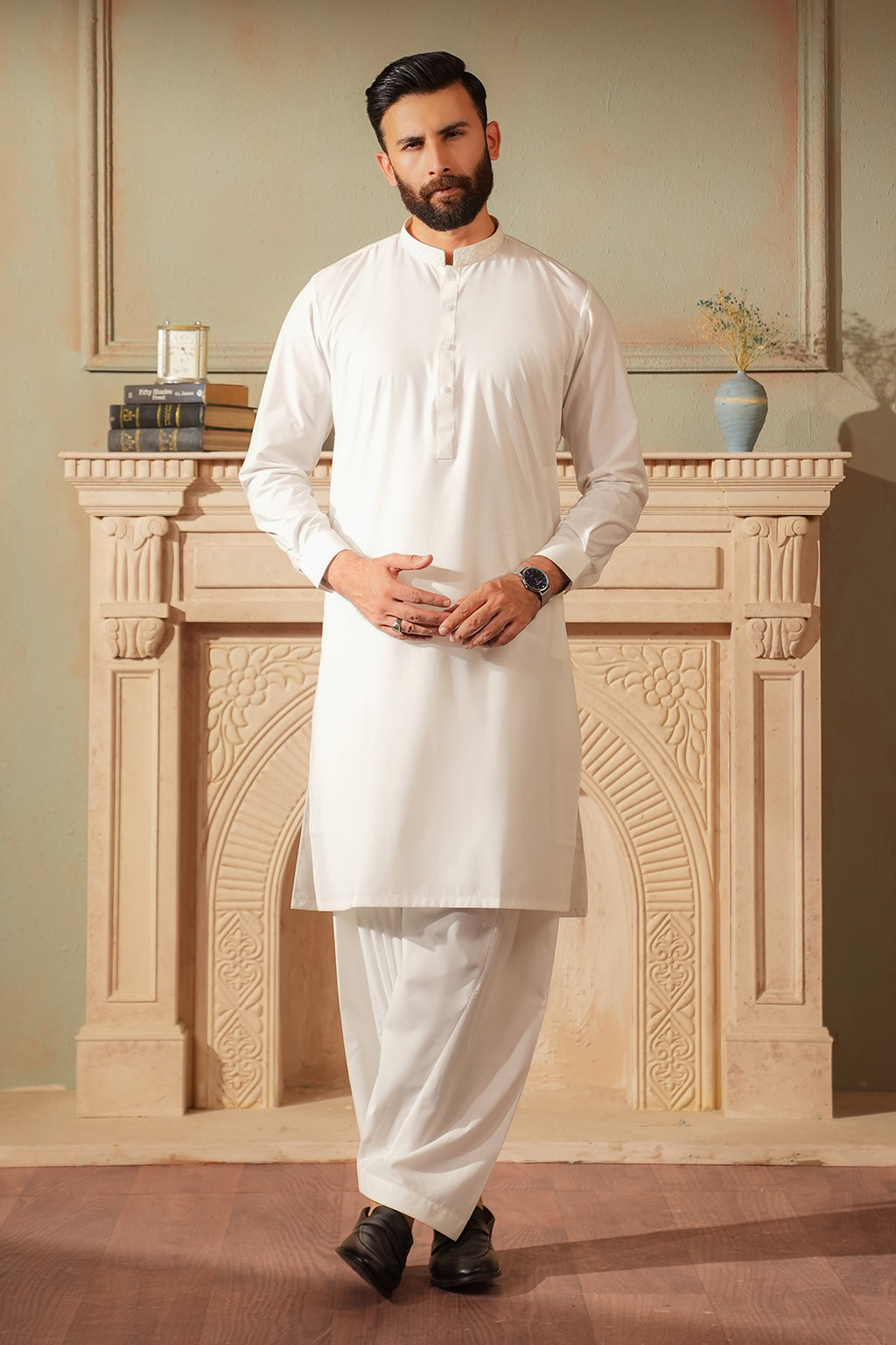 Comfort-Cotton Shalwar Kameez - 2627
