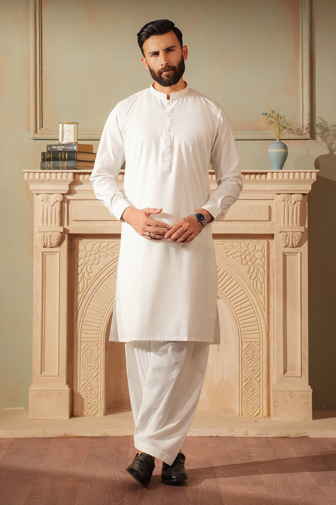 Comfort-Cotton Shalwar Kameez - 2627