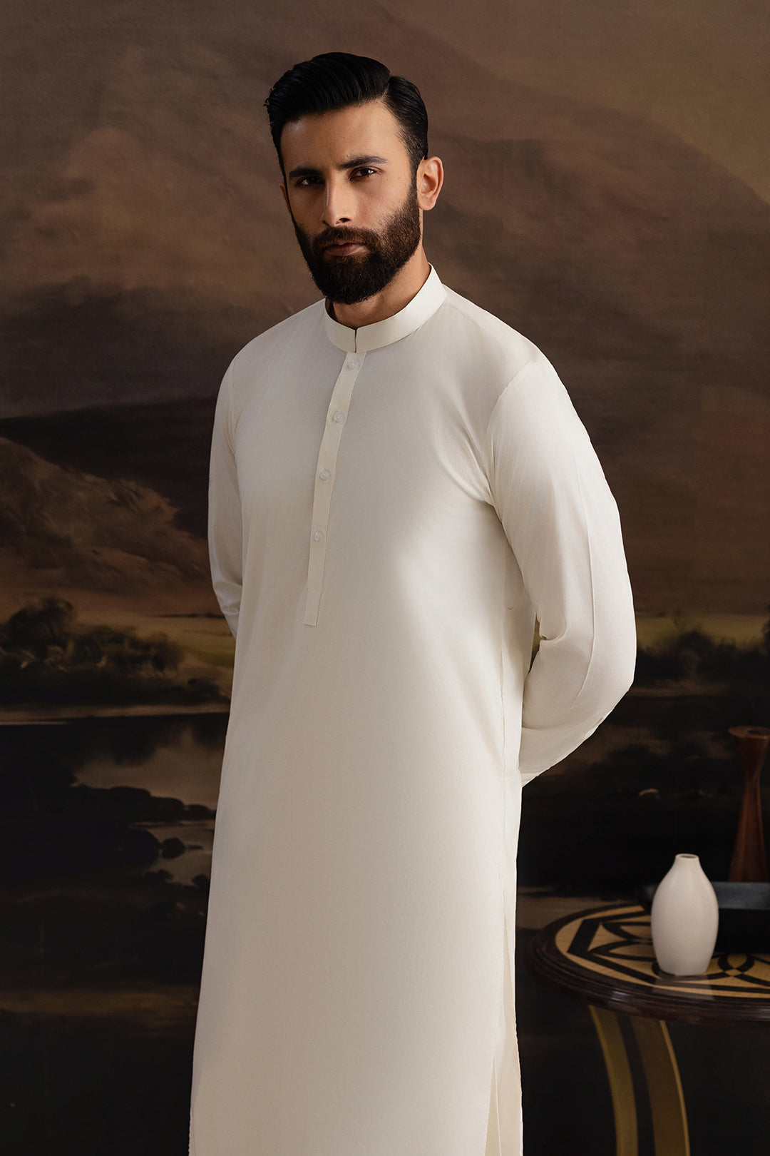Comfort-Cotton Shalwar Kameez - 2627