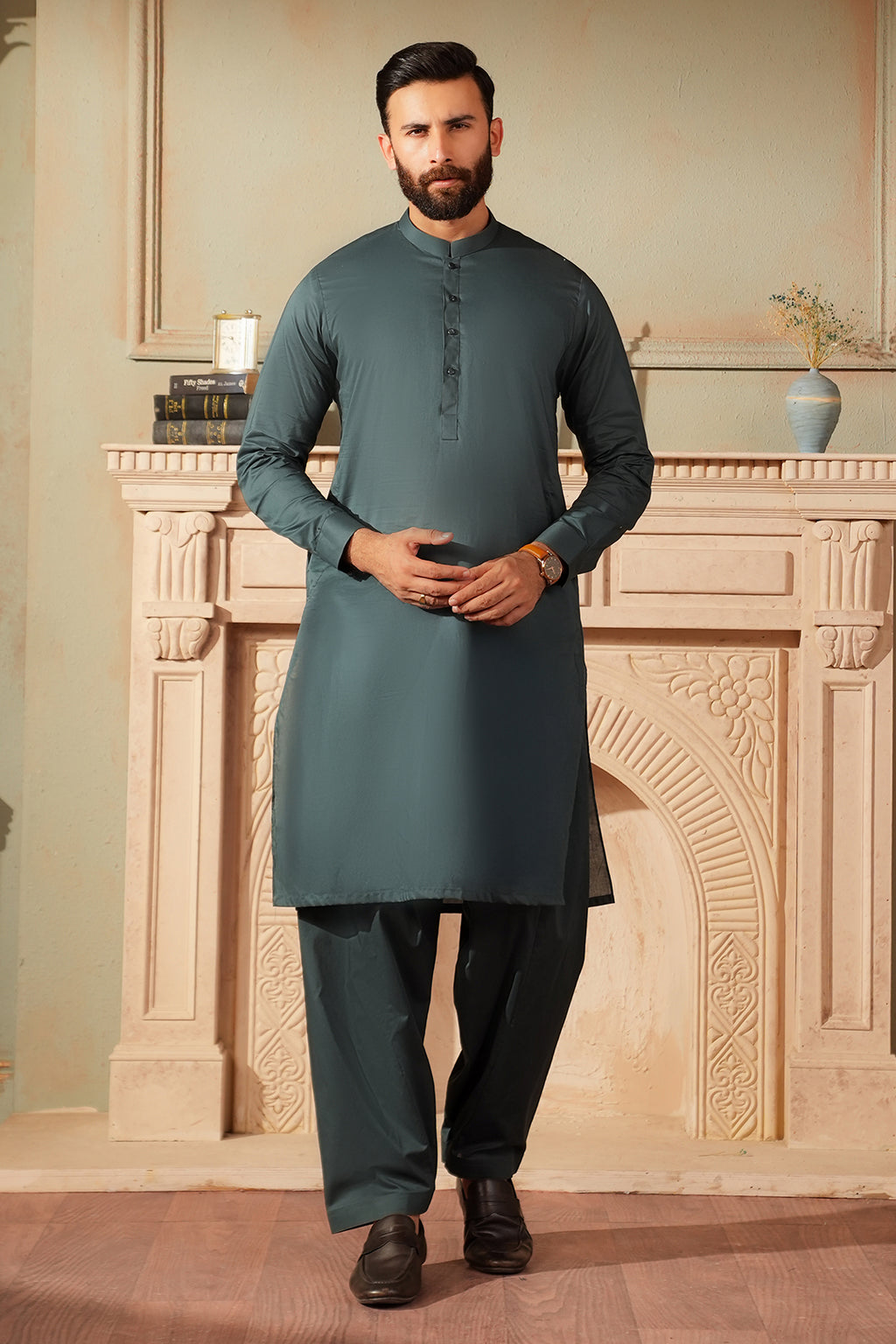 Comfort-Cotton Shalwar Kameez - 2629