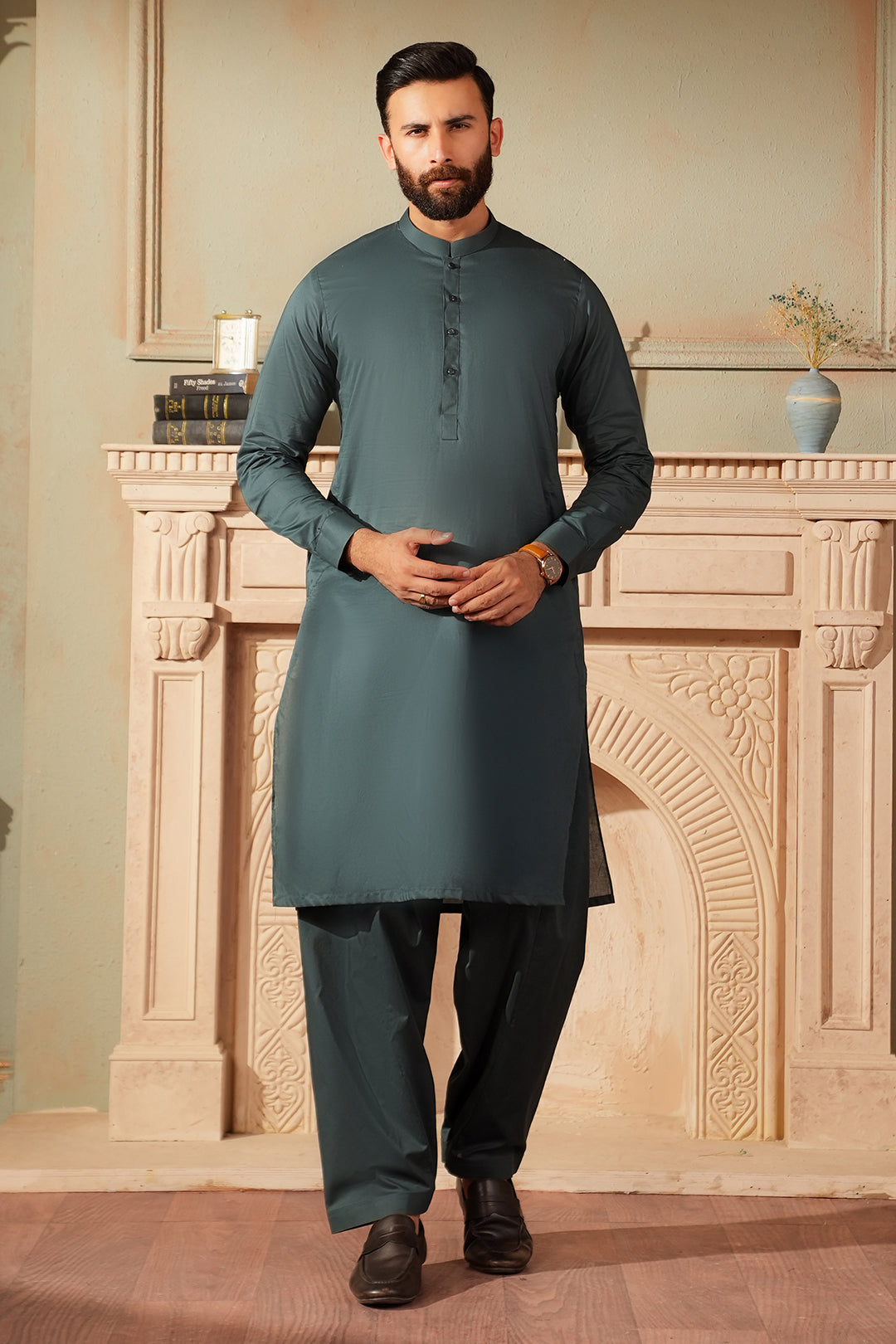 Comfort-Cotton Shalwar Kameez - 2629