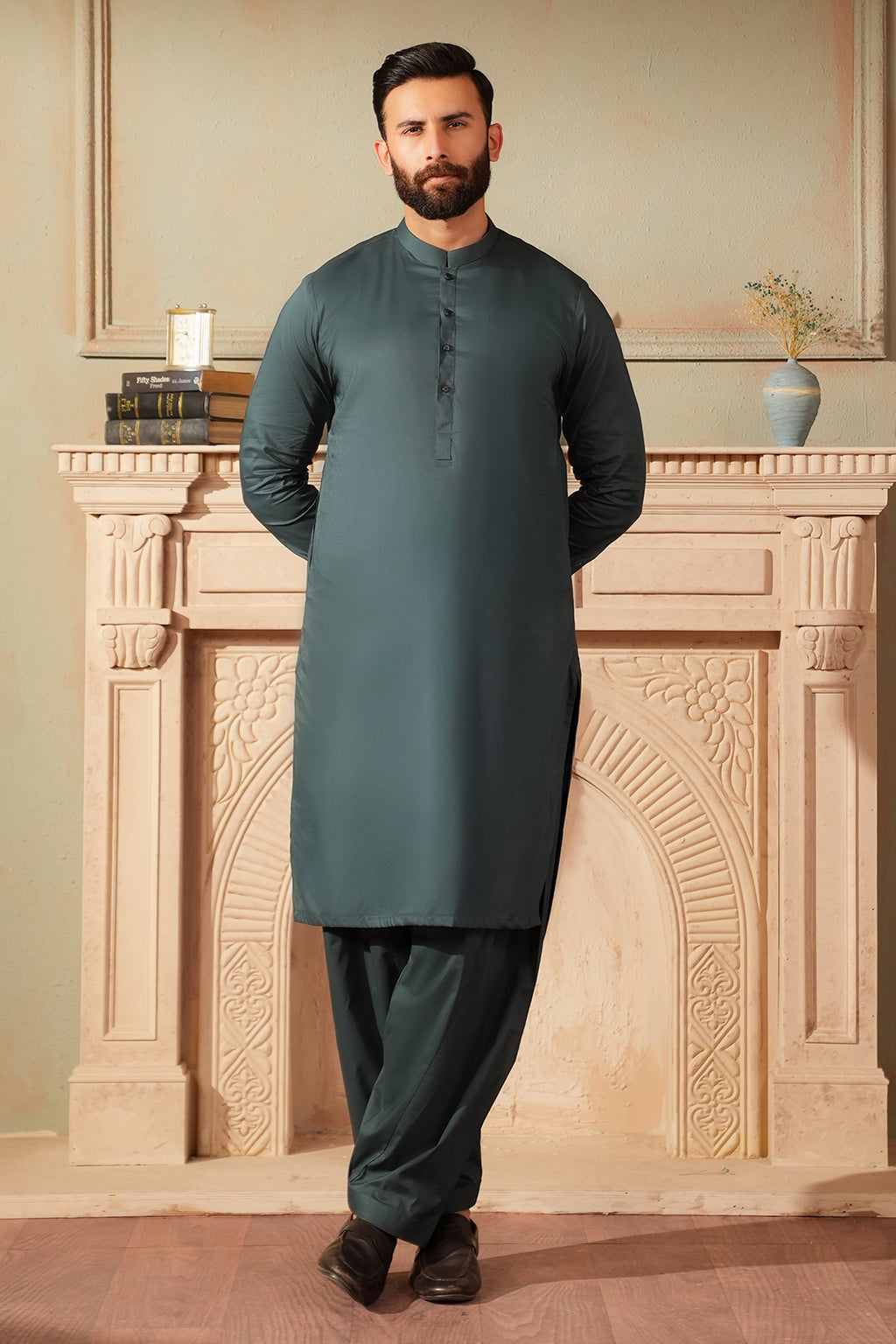 Comfort-Cotton Shalwar Kameez - 2629