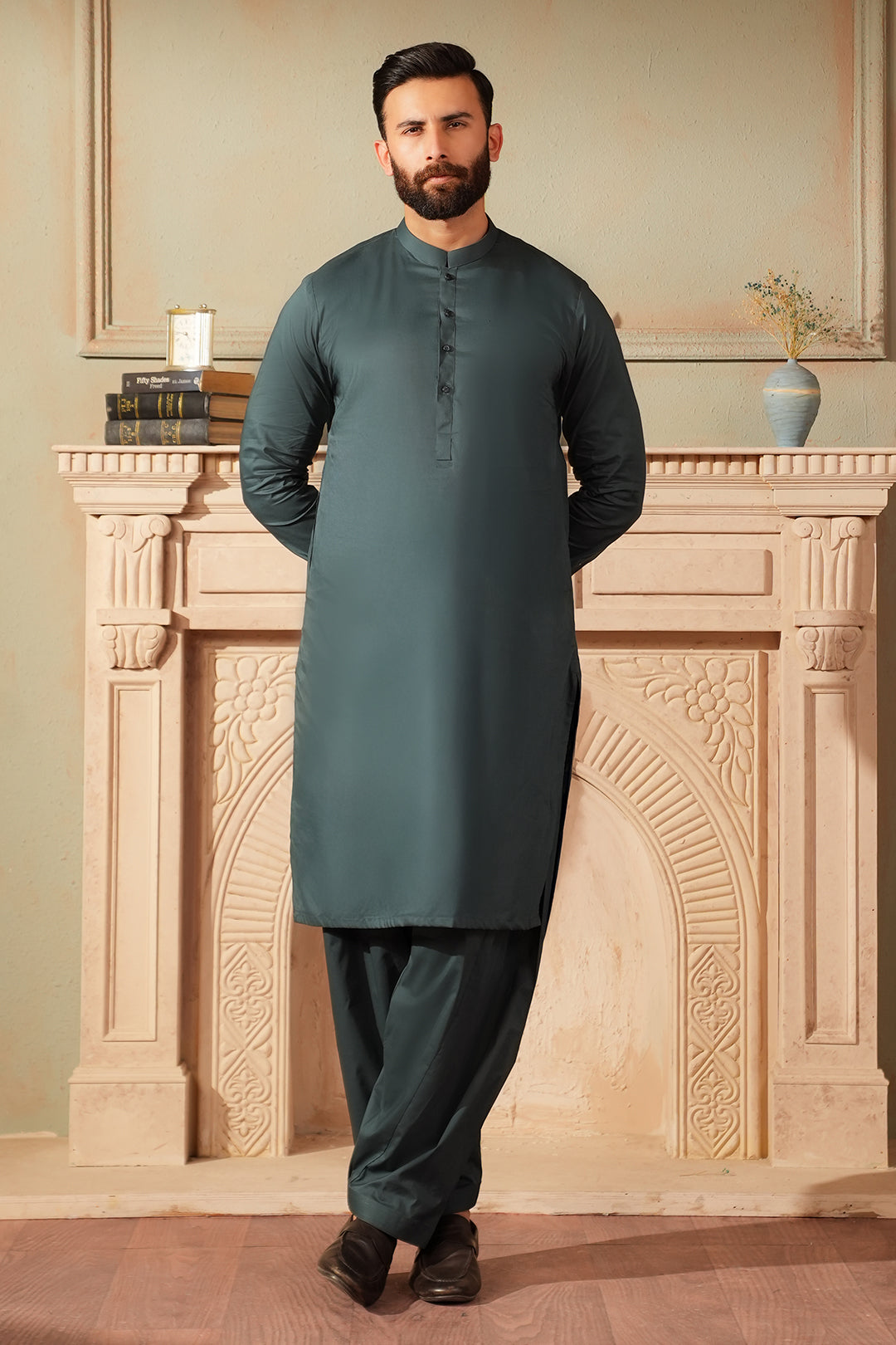Comfort-Cotton Shalwar Kameez - 2629