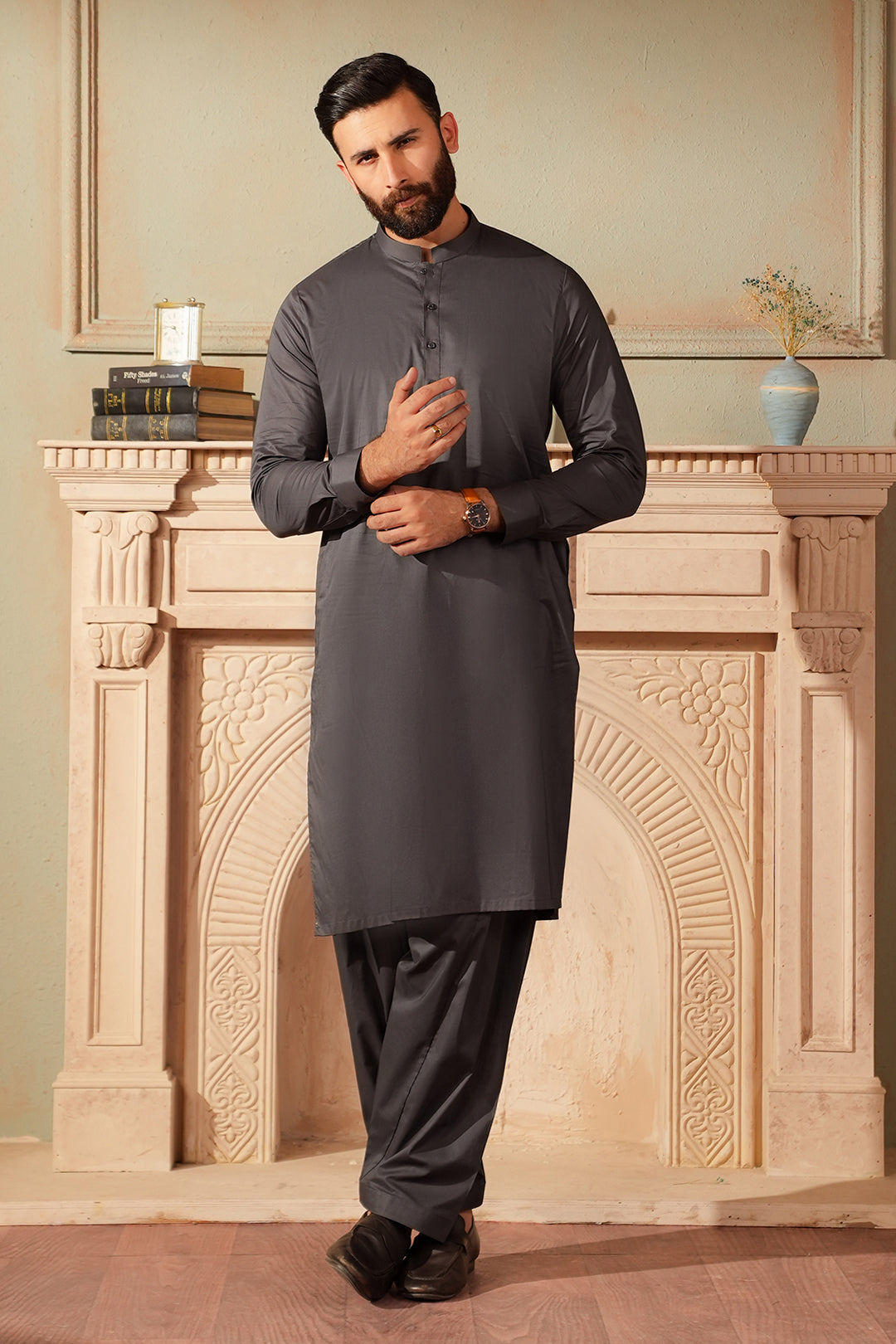 Comfort-Cotton Shalwar Kameez - 2631