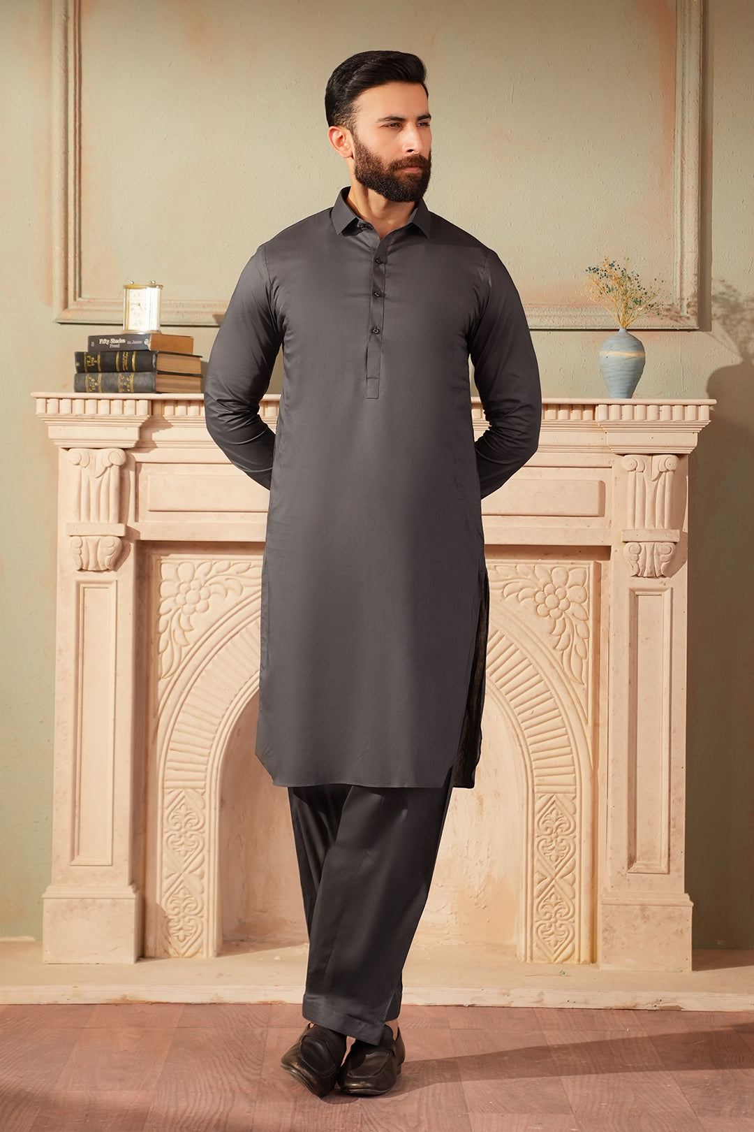 Comfort-Cotton Shalwar Kameez - 2632