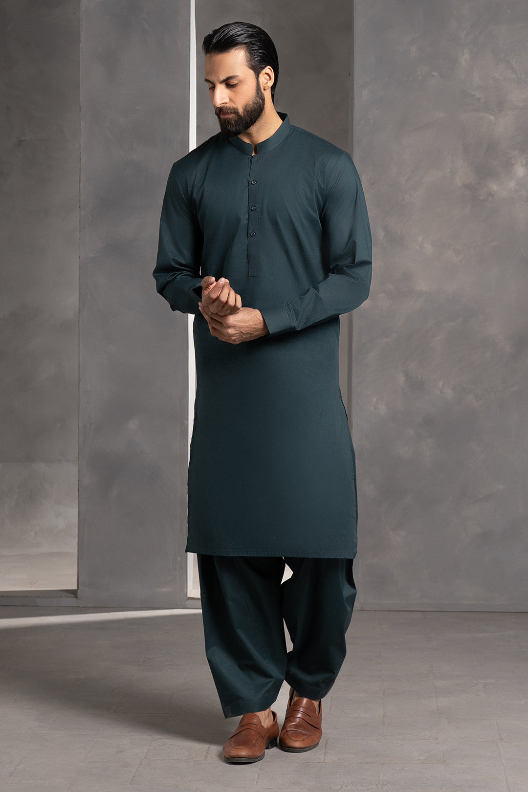 Comfort-Cotton Shalwar Kameez - 3013