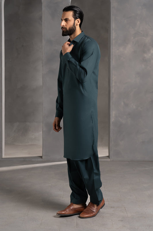 Comfort-Cotton Shalwar Kameez - 3014