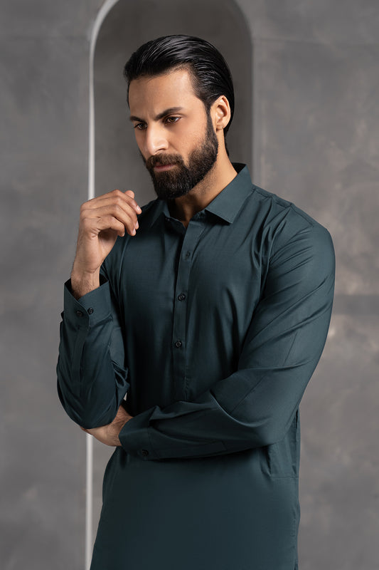 Comfort-Cotton Shalwar Kameez - 3014