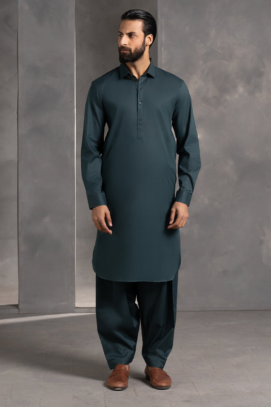 Comfort-Cotton Shalwar Kameez - 3014