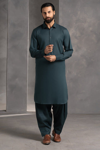 Comfort-Cotton Shalwar Kameez - 3014