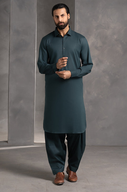 Comfort-Cotton Shalwar Kameez - 3014