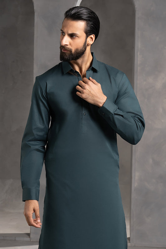 Comfort-Cotton Shalwar Kameez - 3014