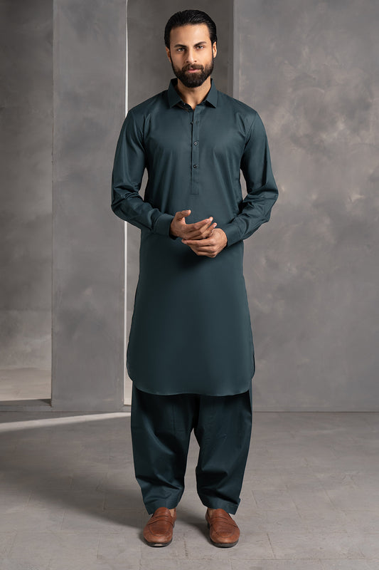 Comfort-Cotton Shalwar Kameez - 3014