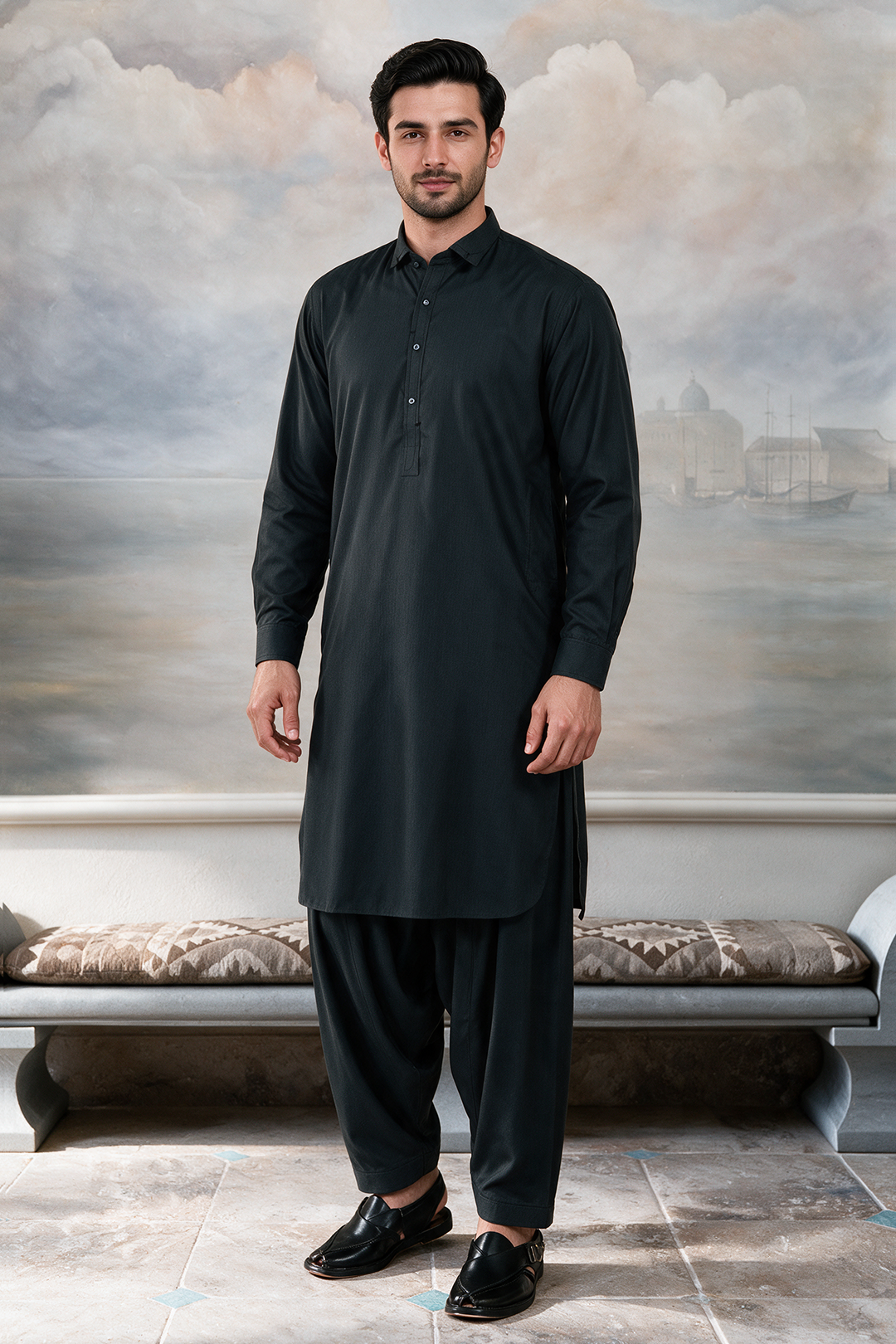 Jade Shalwar Kameez - 6002