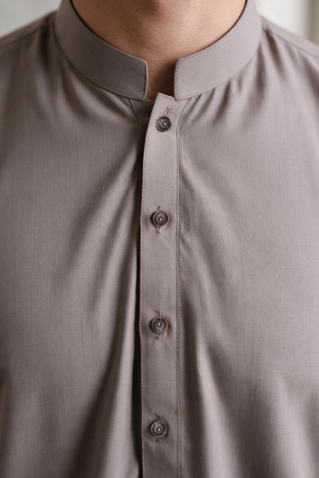 Slub Textured Shalwar Kameez - 2604