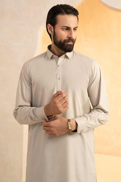 Slub Textured Shalwar Kameez - 9002