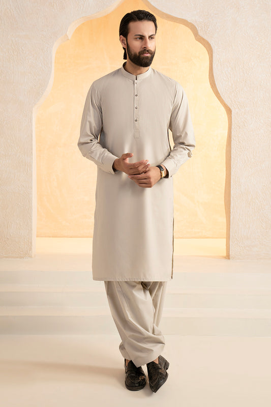 Slub Textured Shalwar Kameez - 9003