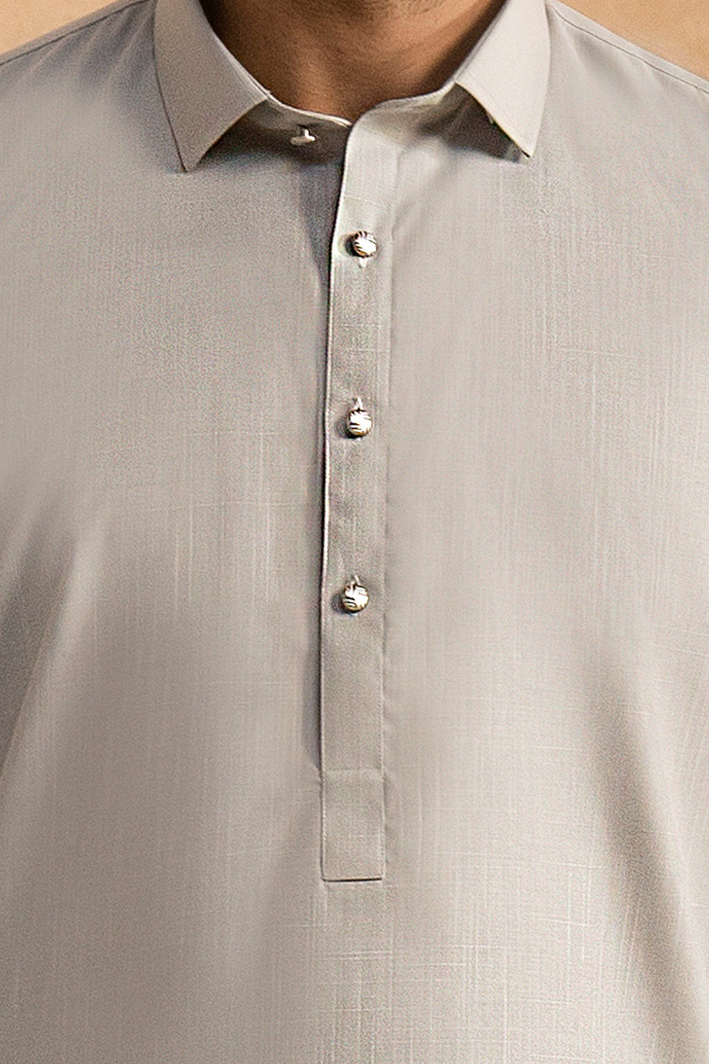 Slub Textured Shalwar Kameez - 9004