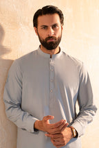 Slub Textured Shalwar Kameez - 9005