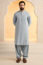 Slub Textured Shalwar Kameez - 9005